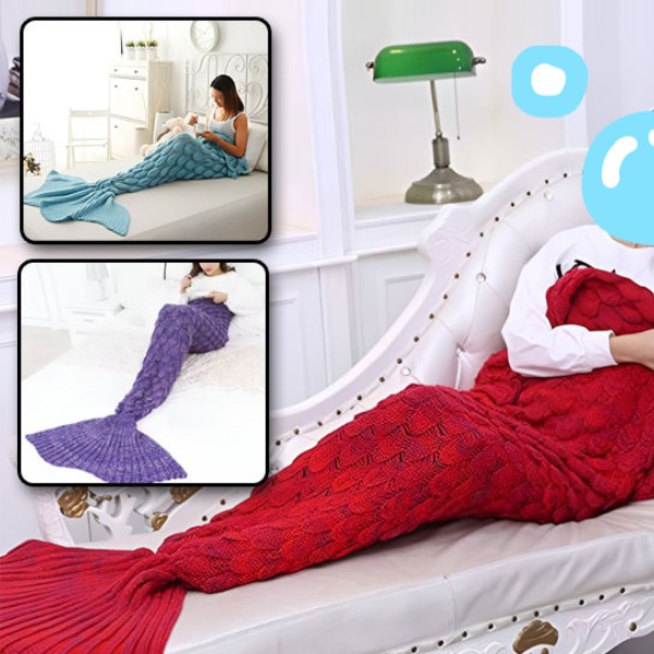 Pokrivač s repom sirene | MERMIDREAM