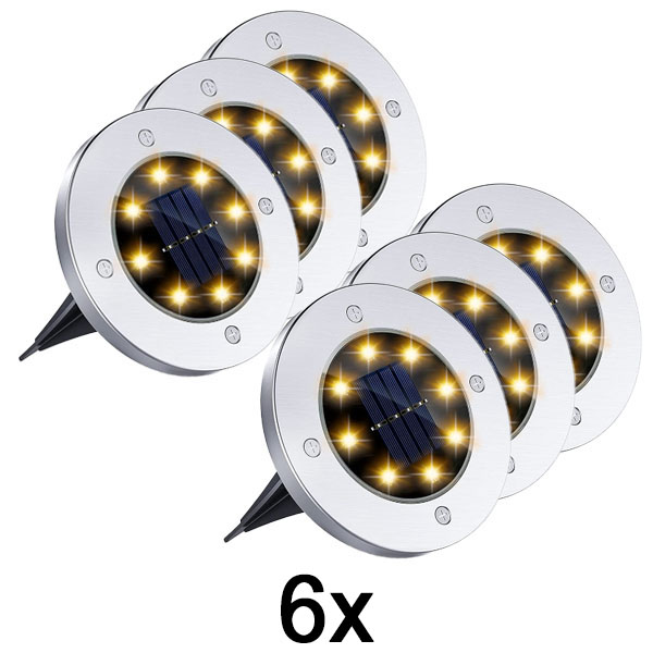 2x Solarne podne svjetiljke za vanjsku upotrebu (3 kom) | LUMIGARD